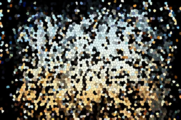 Buntglasfenster in dunklen Farbtönen — Stockfoto