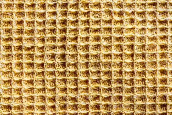 Textura wafer de closeup de tecido — Fotografia de Stock