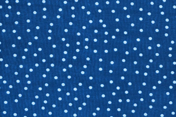 Pois blancs sur fond bleu — Photo