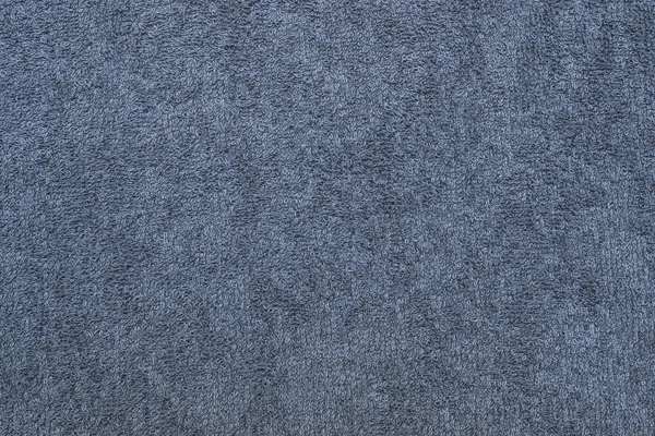 Gray-blue terry cotton fabric closeup — стоковое фото