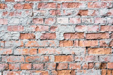 Eski bir tuğla duvarın dokusu