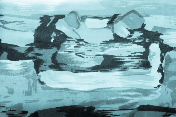Kumaş mavi renk üzerinde çizim arka plan Özeti — Stok fotoğraf