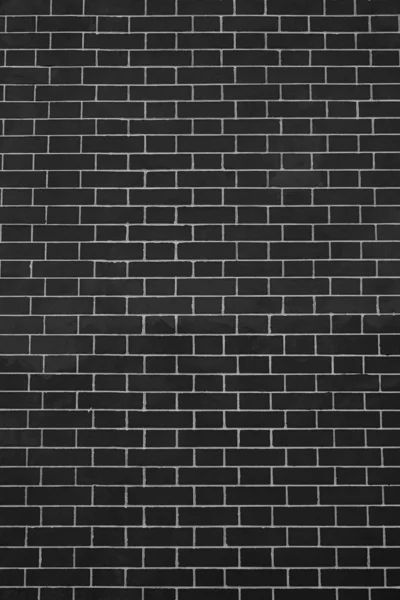 Texture mattone muro colore nero scuro — Foto Stock