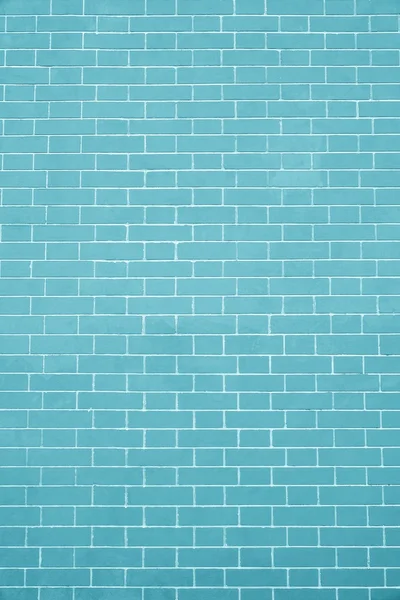 Texture mur de briques couleur azur — Photo