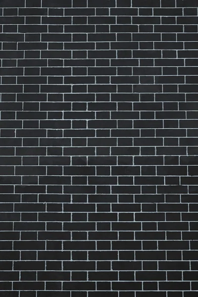 Textura pared de ladrillo negro oscuro y color plateado — Foto de Stock