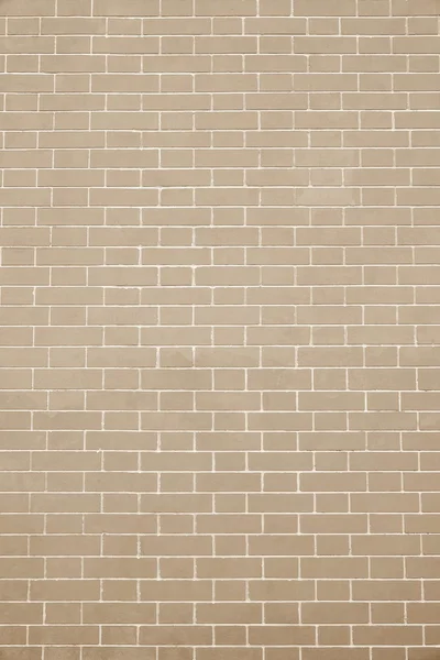 Textuur bakstenen muur beige kleur — Stockfoto