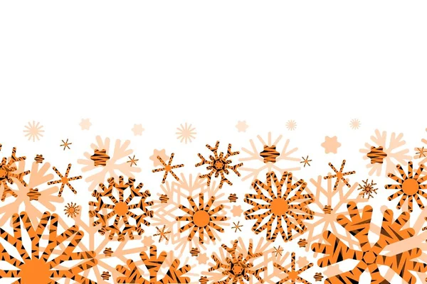 Πολύχρωμο Εορταστικό Και Φωτεινό Φόντο Της Πρωτοχρονιάς Νιφάδες Χιονιού Αποτύπωμα — Διανυσματικό Αρχείο