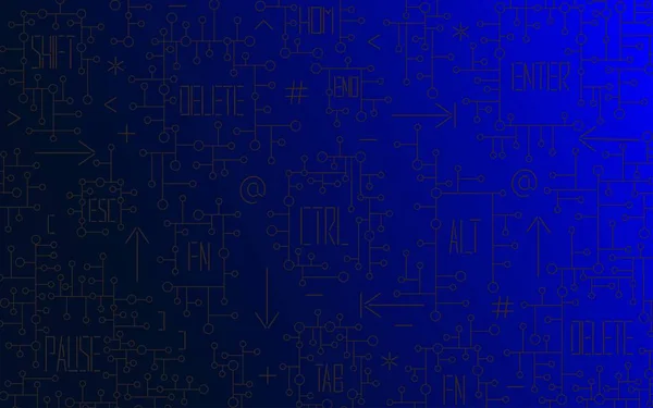 Абстрактный Градиентный Фон Цифровой Реальности Изображение Цифровых Кодов Схем Материнской — стоковый вектор