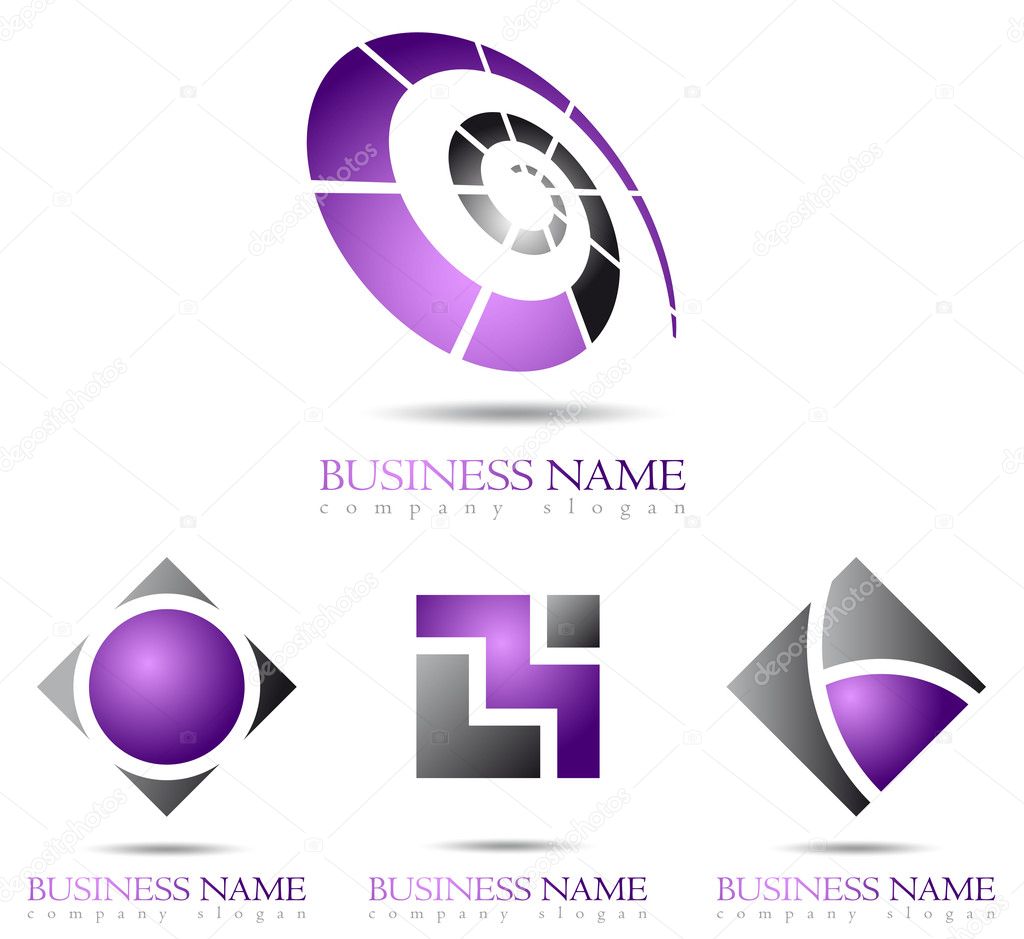 Business logo spiral design