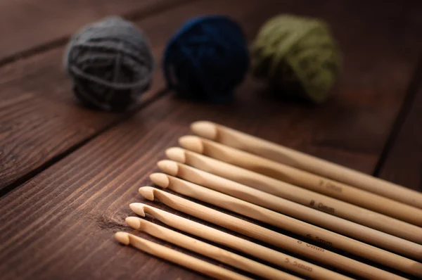 Crochet hooks needles — Stockfoto