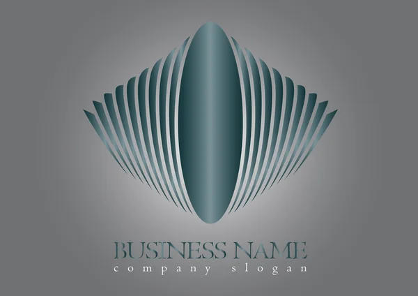 高級ビジネス ロゴ — ストックベクタ