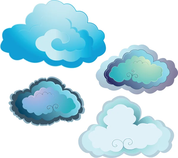 Clouds — Stock Vector