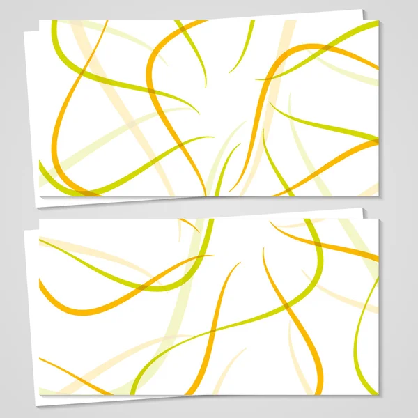 Set de cartes de visite vectorielles pour votre design — Image vectorielle