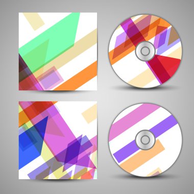 vektör cd kapak tasarımı için ayarla