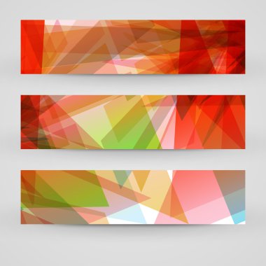 vektörel banner tasarımınız için ayarla