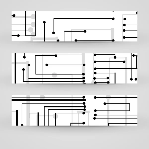 Векторний набір банерів для вашого дизайну — стоковий вектор