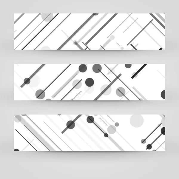 Conjunto de banner vectorial para su diseño — Vector de stock