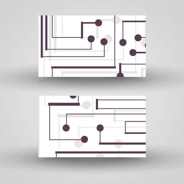 Set de cartes de visite vectorielles pour votre design — Image vectorielle