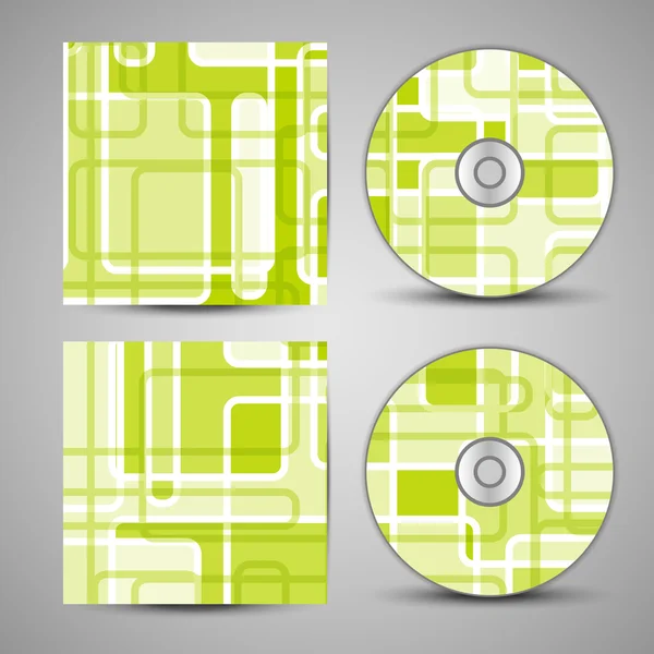 Conjunto de cubierta de cd vectorial para su diseño — Archivo Imágenes Vectoriales