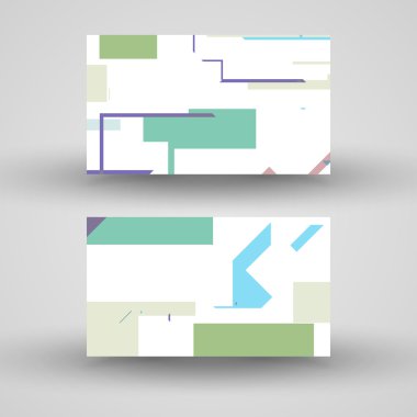 vektör kartvizit tasarımı için ayarla