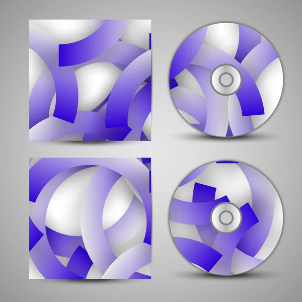 Vektor cd-deksel for din konstruksjon – stockvektor