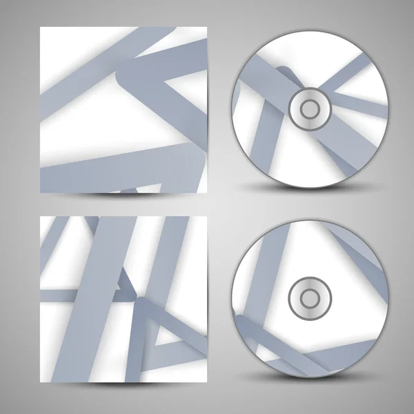 Vector cd-cover instellen voor uw ontwerp — Stockvector