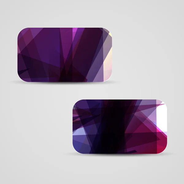 Set de cartes de visite vectorielles pour votre design — Image vectorielle