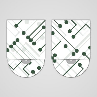 vektör cd kapak tasarımı için ayarla