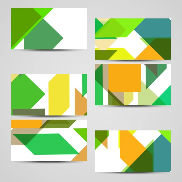 Vector business-card set for your design — Stock Vector