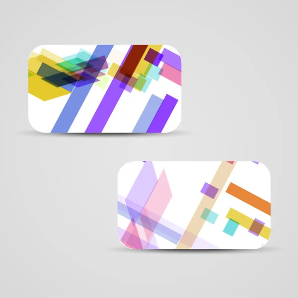 Set de cartes de visite vectorielles pour votre design — Image vectorielle