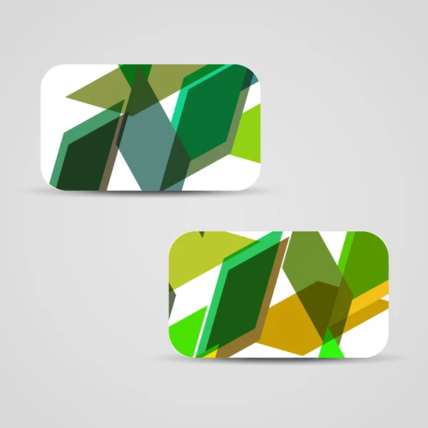 Set de cartes de visite vectorielles pour votre design — Image vectorielle