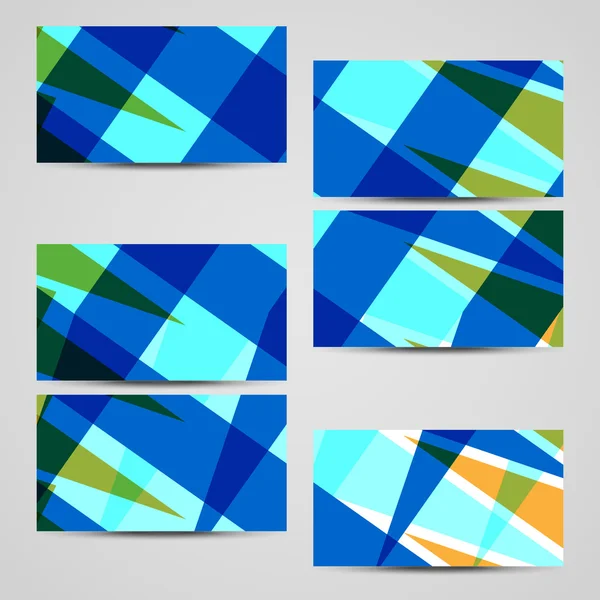 Set de cartes de visite vectorielles pour votre design . — Image vectorielle