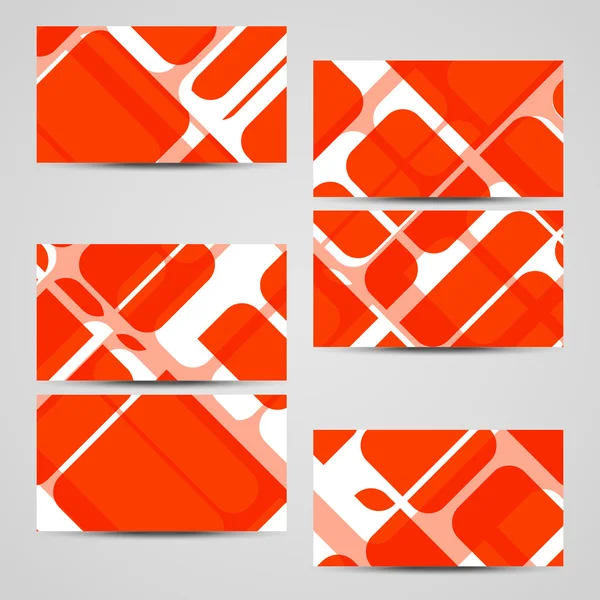 Vector business-card set for your design — Stock Vector