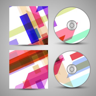 vektör cd kapak tasarımı için ayarla
