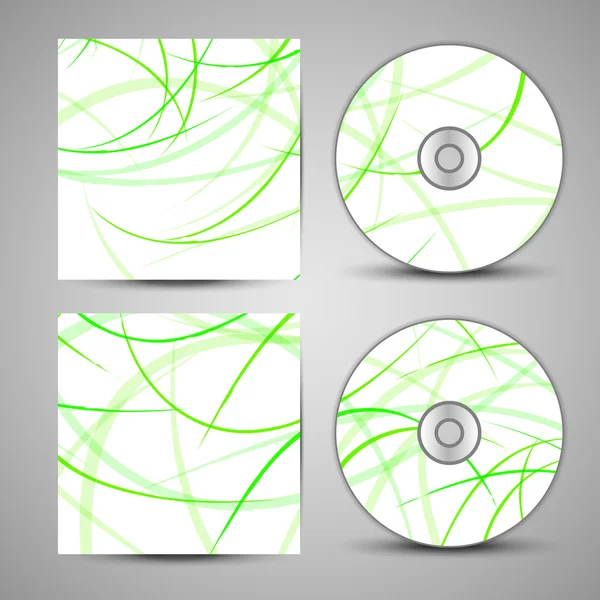 Vector cd cover set for your design — Stock Vector