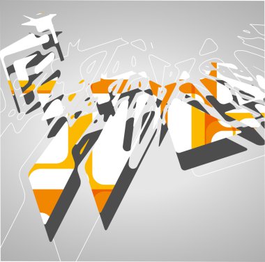 fütüristik arka plan, geometrik şekil.