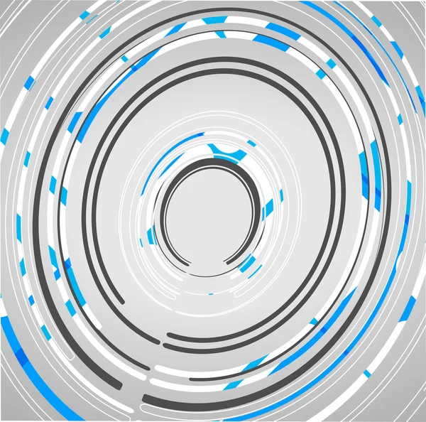 Antecedentes de círculos tecnológicos abstractos — Archivo Imágenes Vectoriales