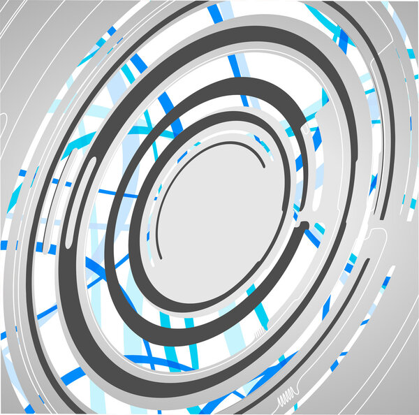 Абстрактные технологические круги
