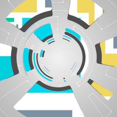 fütüristik teknoloji tasarım için arka plan