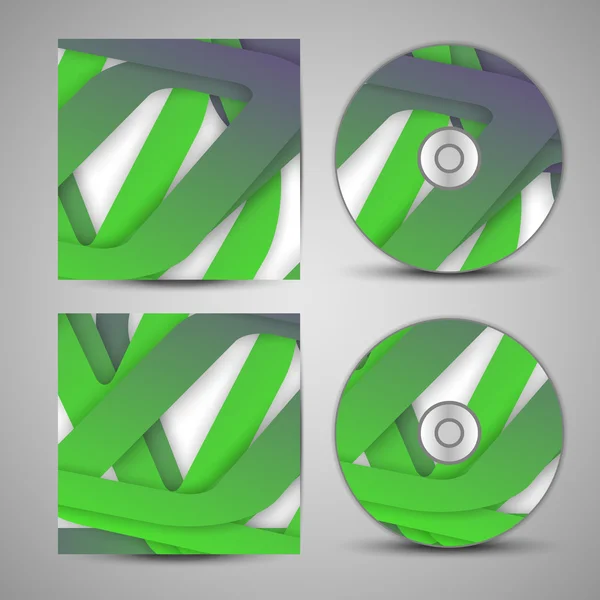 Vector cd-cover instellen voor uw ontwerp — Stockvector