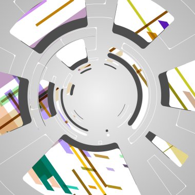 fütüristik teknoloji tasarım için arka plan