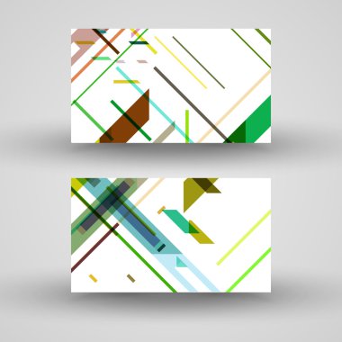 vektör kartvizit tasarımı için ayarla