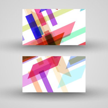 vektör kartvizit tasarımı için ayarla