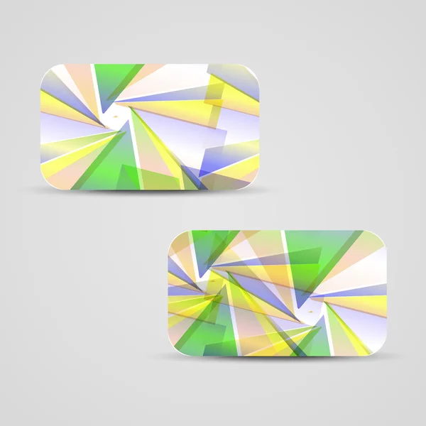 Vector business-card set for your design — Stock Vector