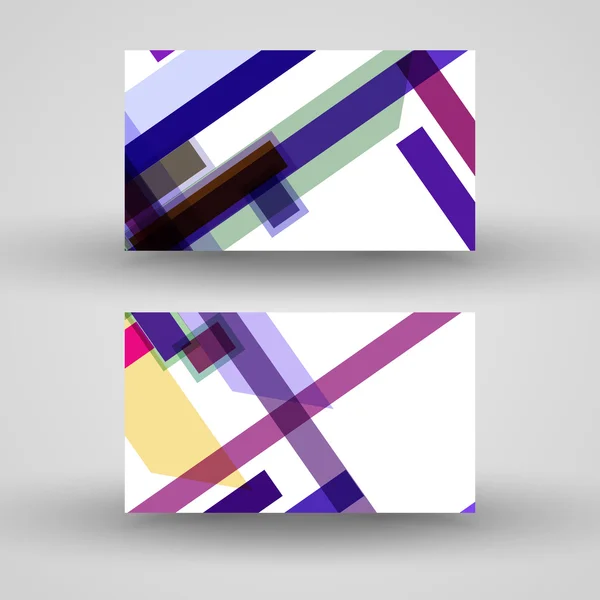 Set de cartes de visite vectorielles pour votre design — Image vectorielle