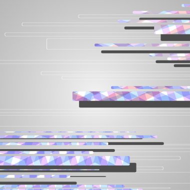 soyut fütüristik şekilleri