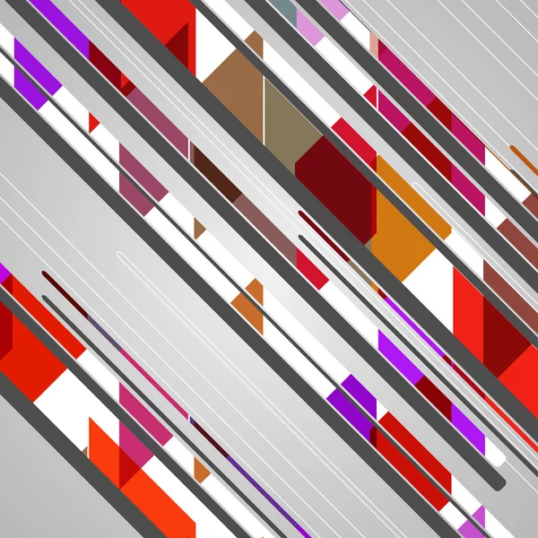 Formes futuristes abstraites — Image vectorielle