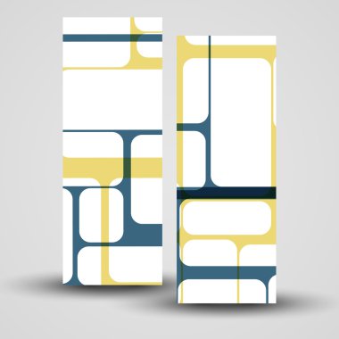 vektörel banner tasarımınız için ayarla