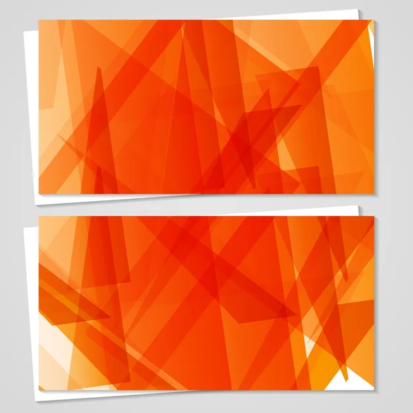 Conjunto de tarjetas de visita vectoriales para su diseño — Vector de stock