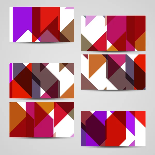 Vector business-card set for your design — Stock Vector